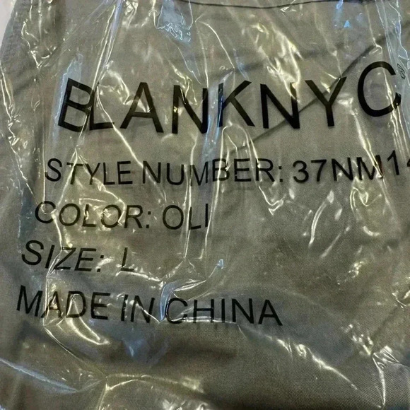 Blanknyc olive green men’s joggers stretch drawstring waist size medium - Picture 9 of 9